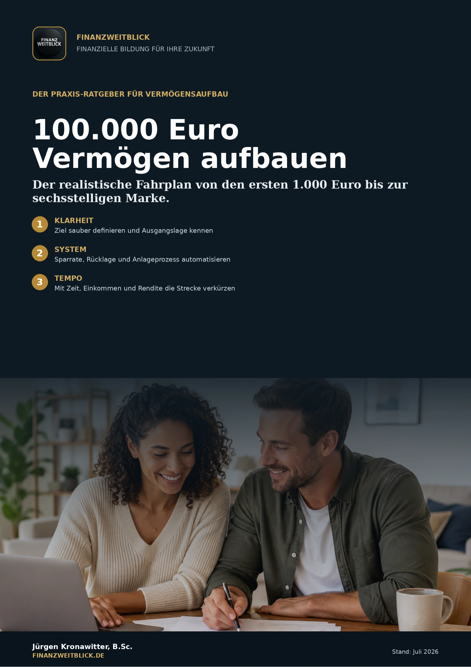 Cover: 100.000 Euro Vermögen aufbauen