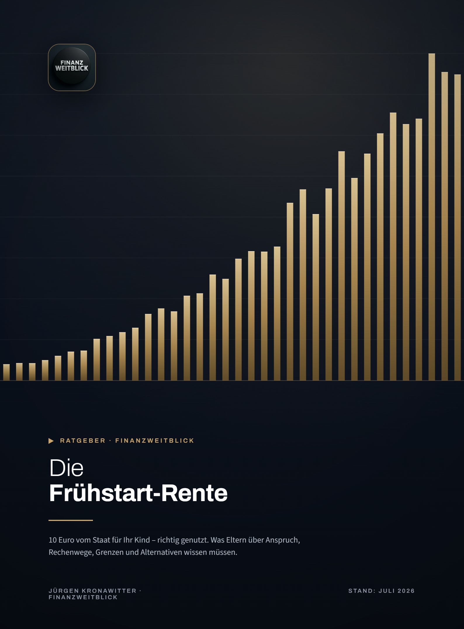Cover: Frühstart-Rente verständlich erklärt