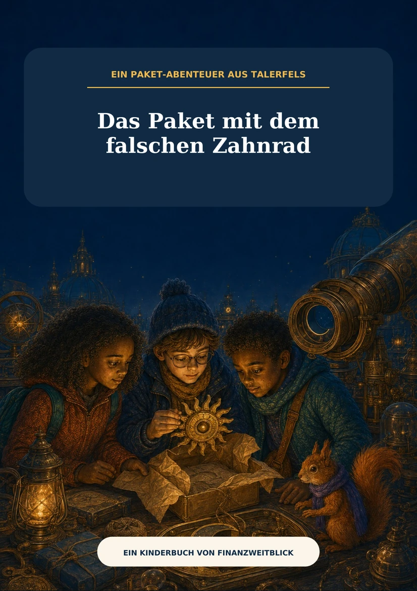 Cover: Das Paket mit dem falschen Zahnrad
