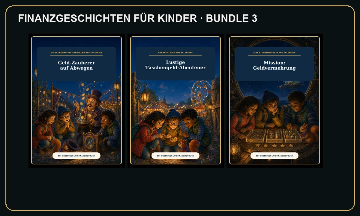 Cover: Finanzgeschichten für Kinder · Bundle 3