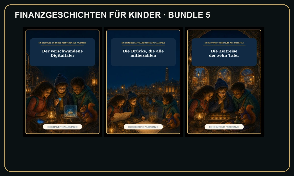 Cover: Finanzgeschichten für Kinder · Bundle 5