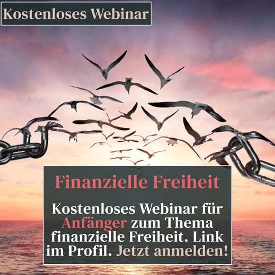 Webinar zur finanziellen Freiheit